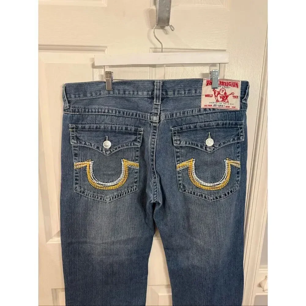 True Religion Joey Super T Flap Pocket Jeana sz 42X28 EUC
